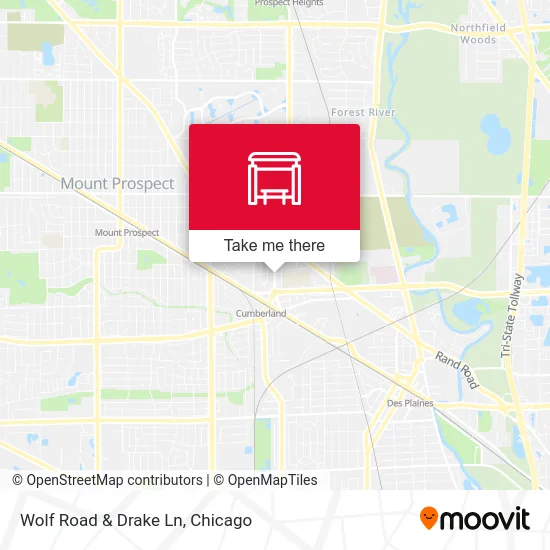 Wolf Road & Drake Ln map