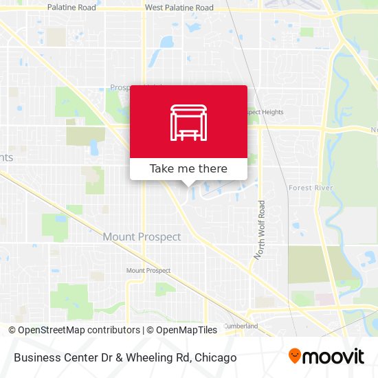 Business Center Dr & Wheeling Rd map