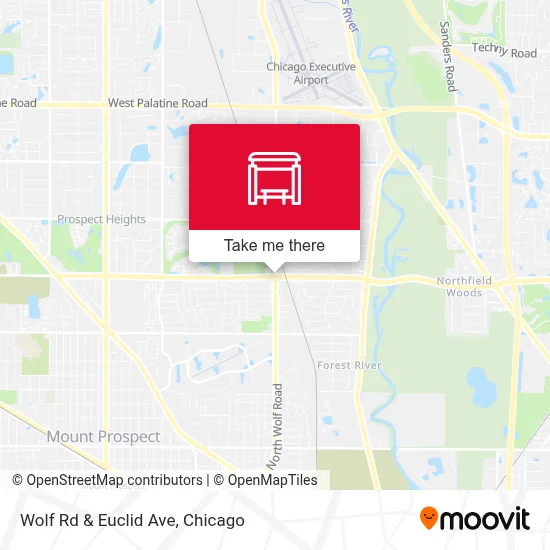 Wolf Rd & Euclid Ave map