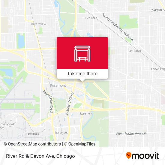 Mapa de River Rd & Devon Ave