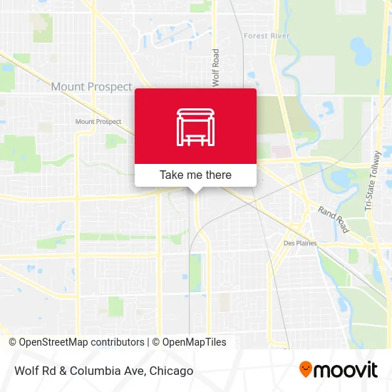 Wolf Rd & Columbia Ave map