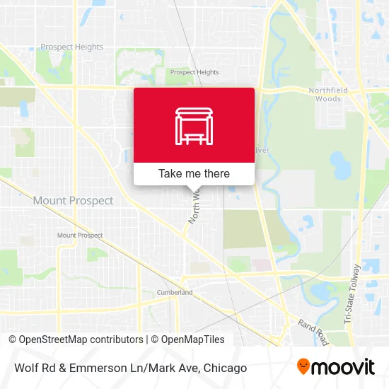 Wolf Rd & Emmerson Ln/Mark Ave map