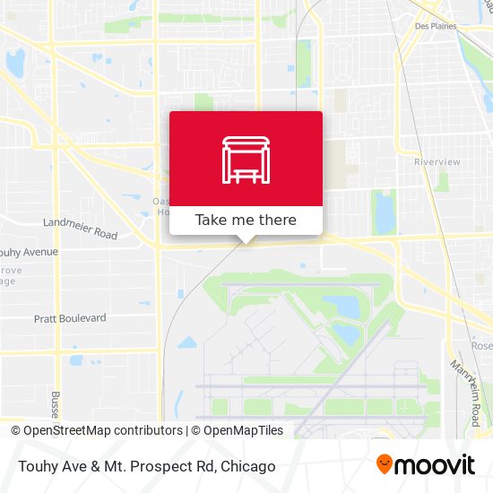 Touhy Ave & Mt. Prospect Rd map