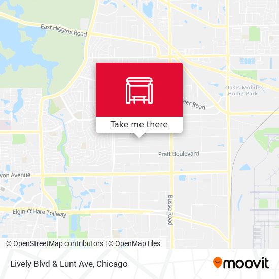 Mapa de Lively Blvd & Lunt Ave