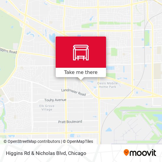 Mapa de Higgins Rd & Nicholas Blvd