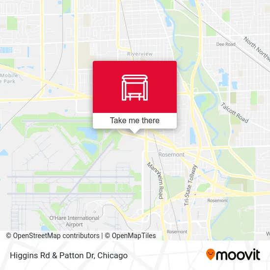 Higgins Rd & Patton Dr map