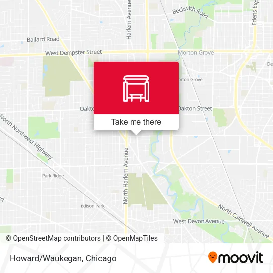Howard/Waukegan map