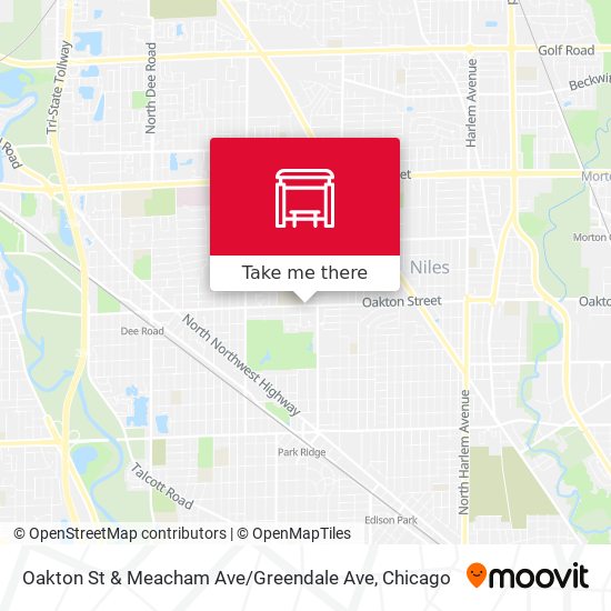 Mapa de Oakton St & Meacham Ave / Greendale Ave