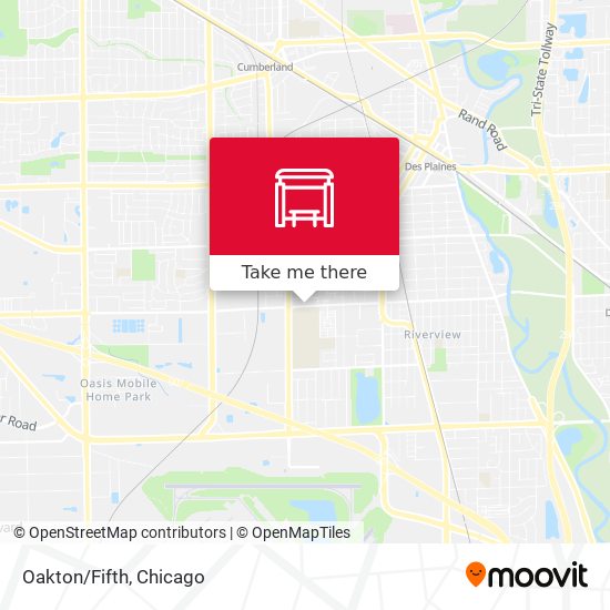 Mapa de Oakton/Fifth