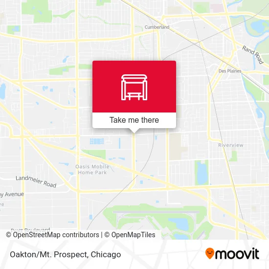 Oakton/Mt. Prospect map