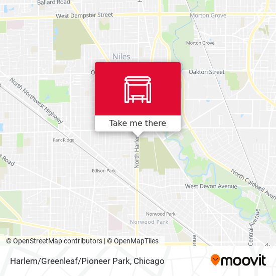 Mapa de Harlem/Greenleaf/Pioneer Park
