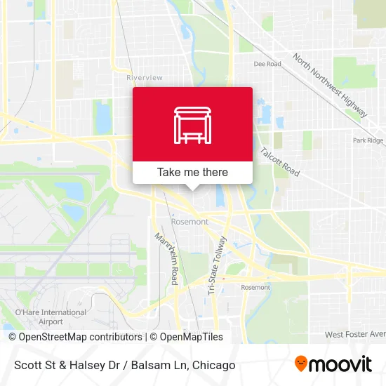Scott St & Halsey Dr / Balsam Ln map