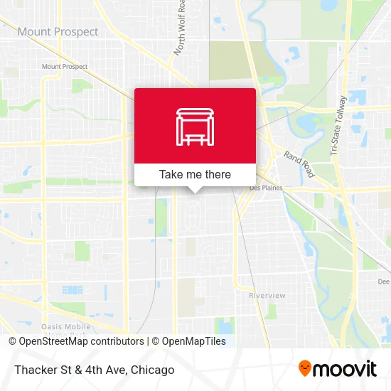 Thacker St & 4th Ave map