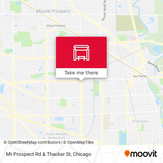 Mt Prospect Rd & Thacker St map