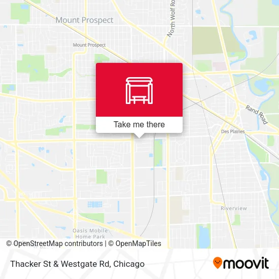 Thacker St & Westgate Rd map