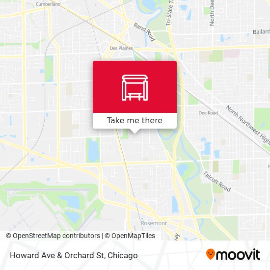 Mapa de Howard Ave & Orchard St