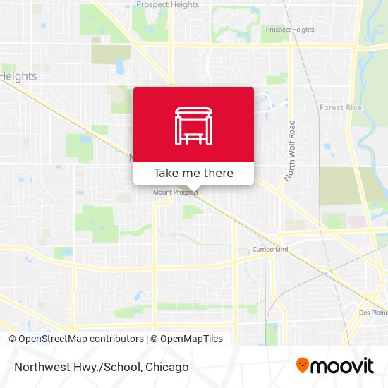 Mapa de Northwest Hwy./School