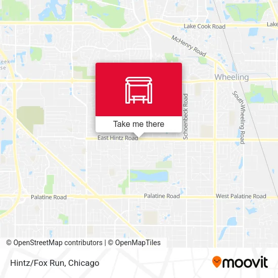 Hintz/Fox Run map