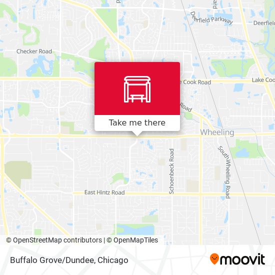 Buffalo Grove/Dundee map