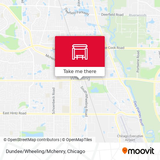 Mapa de Dundee/Wheeling/Mchenry