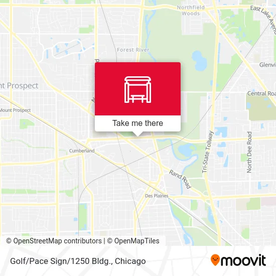 Golf/Pace Sign/1250 Bldg. map