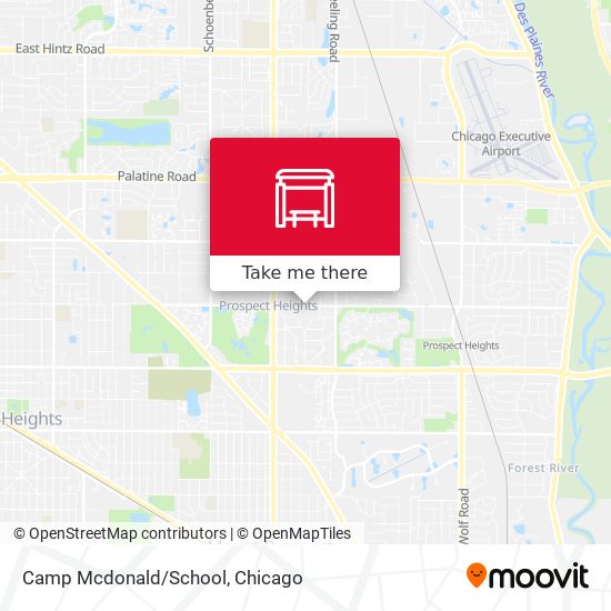 Camp Mcdonald/School map