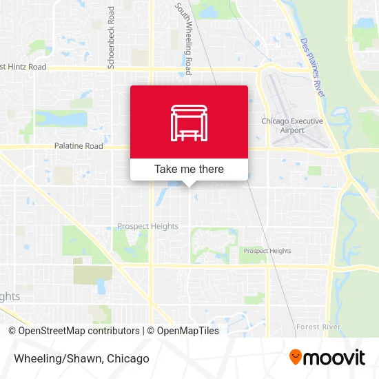 Wheeling/Shawn map