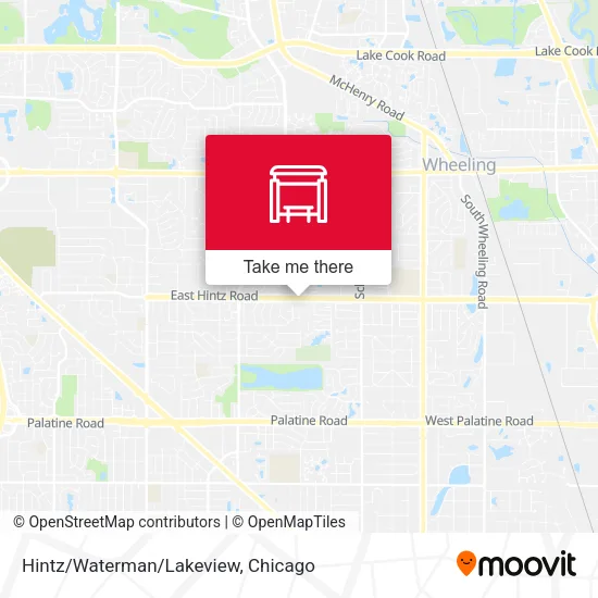 Hintz/Waterman/Lakeview map
