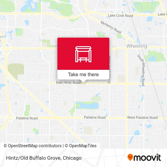 Hintz/Old Buffalo Grove map