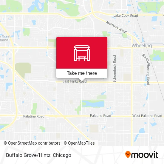 Buffalo Grove/Hintz map