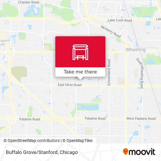 Buffalo Grove/Stanford map