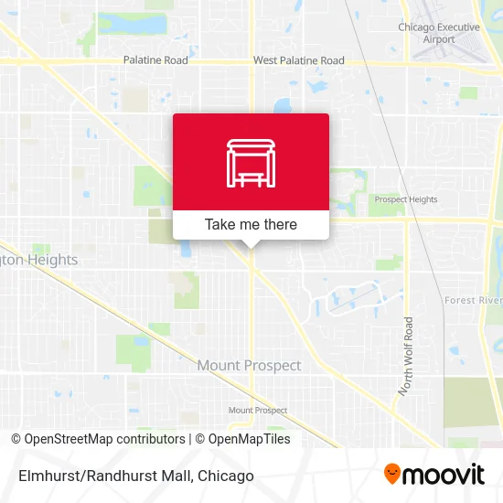 Elmhurst/Randhurst Mall map