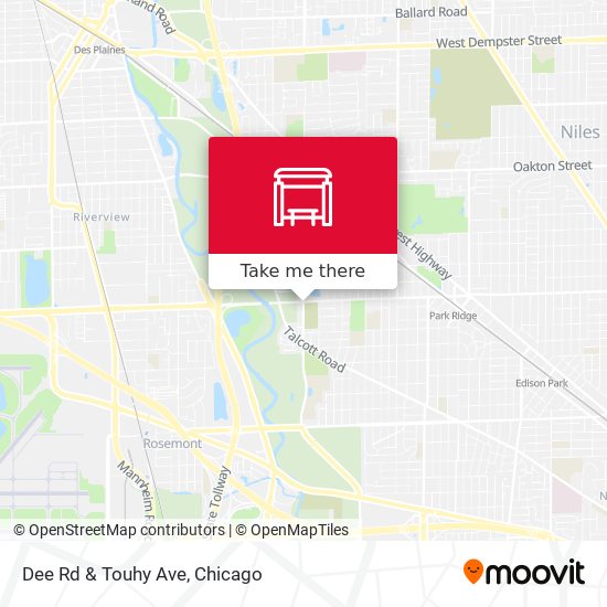 Dee Rd & Touhy Ave map