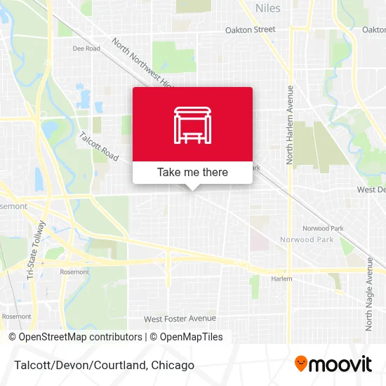 Talcott/Devon/Courtland map