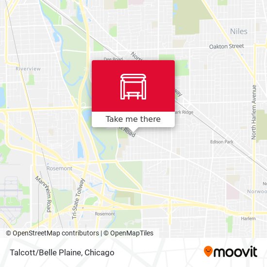 Talcott/Belle Plaine map