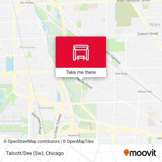 Talcott/Dee (Sw) map