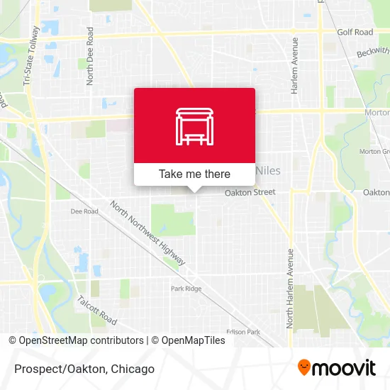 Prospect/Oakton map