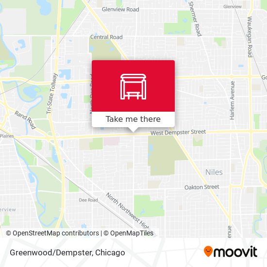 Greenwood/Dempster map