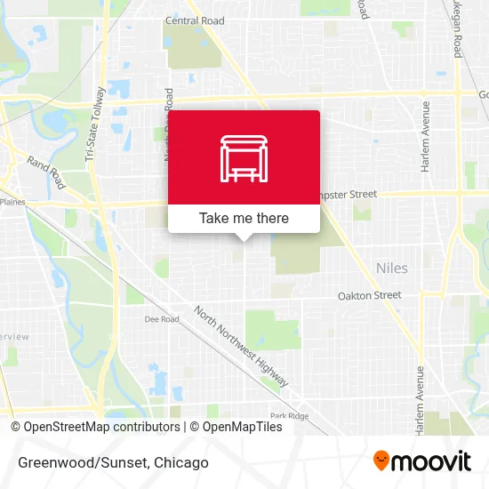 Greenwood/Sunset map