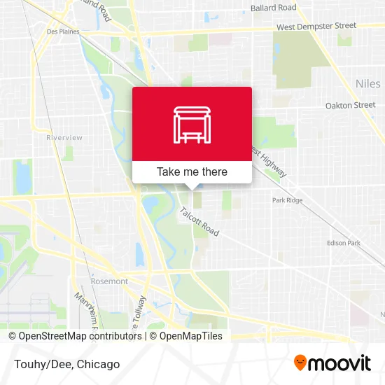 Touhy/Dee map