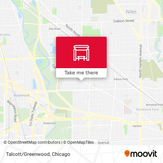 Talcott/Greenwood map