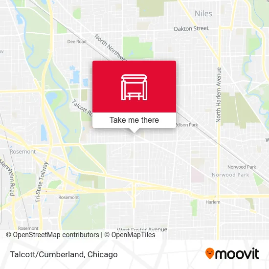 Talcott/Cumberland map