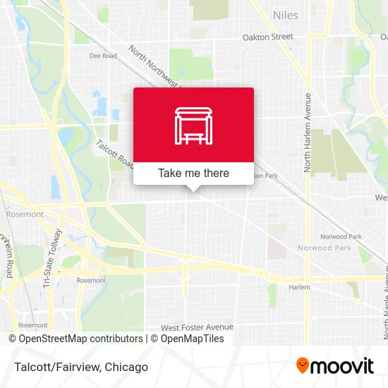 Talcott/Fairview map