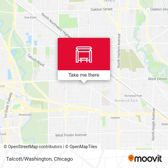 Talcott/Washington map