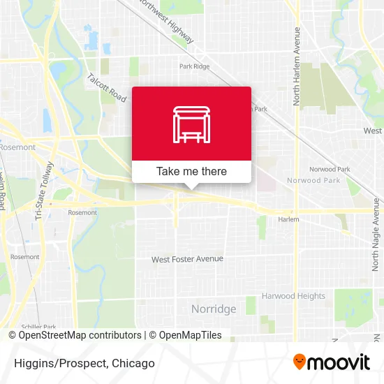 Higgins/Prospect map