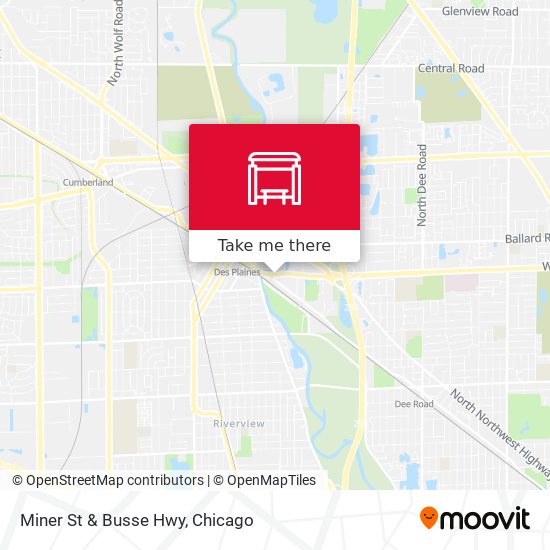 Mapa de Miner St & Busse Hwy