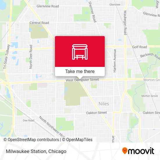 Milwaukee Station map