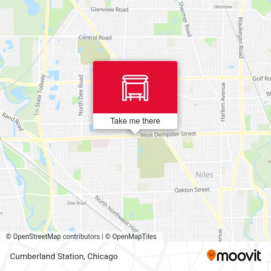 Cumberland Station map