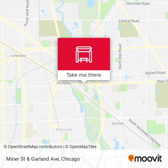 Mapa de Miner St & Garland Ave