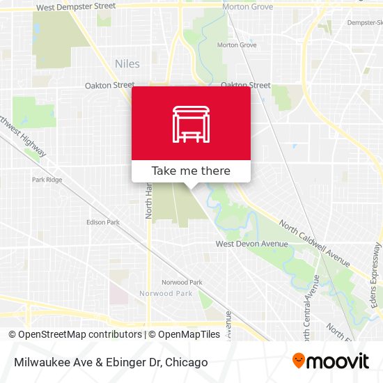 Milwaukee Ave & Ebinger Dr map